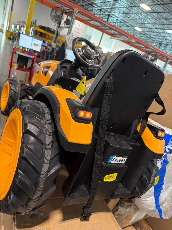 Photo 1 of 
**only veicle**
3 in 1 Kids 24V Ride On Tractor, Excavator & Bulldozer, Electric Vehicle w/Trailer, Digger, Shovel Bucket, Remote Control, EVA Tires, LED Lights, Music & USB, Battery Powered Ride On Car Toy, Yellow