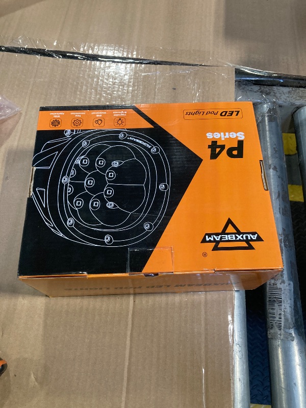 Photo 1 of ********MISSING ONE***** Auxbeam P4 Series 4 Inch 90W Round LED Offroad Lights, Spot Beam LED Pods Off-Road Spotlights, 4x4 4WD Driving Light Bar A-Pillar Bumper Grille Hood Mount, ******missing one****
