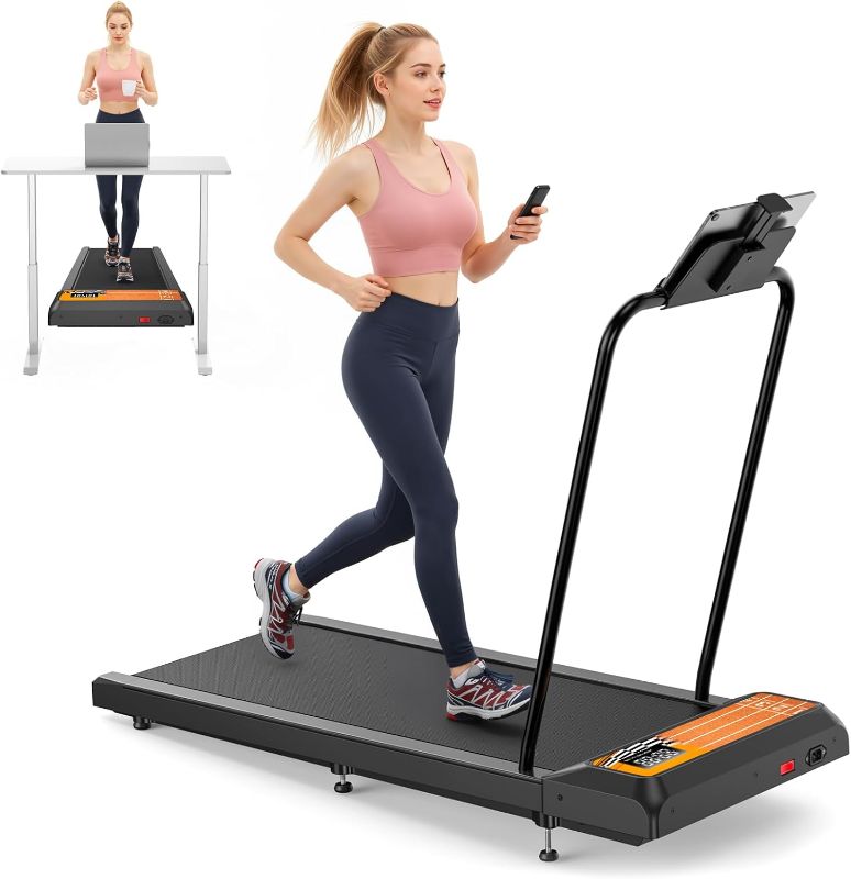Photo 1 of **SIMILAR**
Treadmills for Home Small with 0%-8% Incline and APP Sync, Compact Under Desk Walking Treadmill Pad with Handle Bar Removable, Remote Control and LED Display, 2.5HP