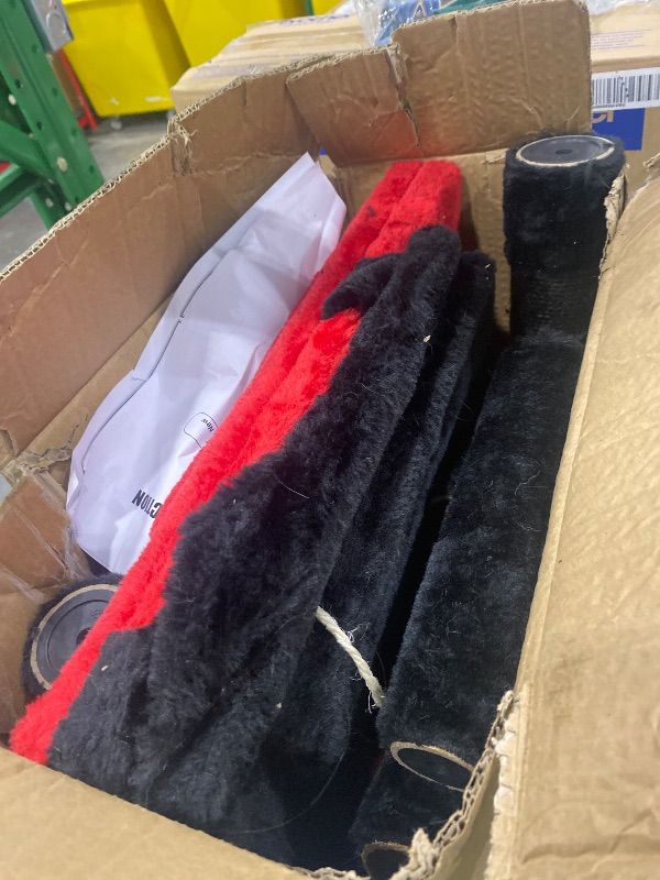 Photo 1 of *USED*
MIAO PAW Gothic Cut Cat Tree with Coffin Bed for Indoor Cats Cat Tower with Scratching Post Modern Activity House for Large Cats Condo with Board Kittens Cave Hammock Hanging Ball RED Black