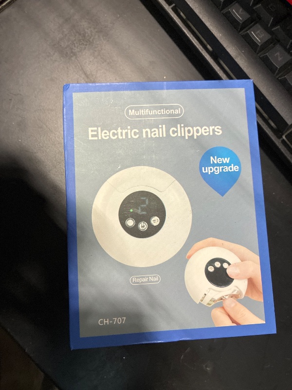 Photo 1 of ?3 Speeds? VBXBKC Electric Nail Clipper,Electric Automatic Nail Clipper with LCD Digital Display,Safety Electric Trimmer for Baby Seniors and Adult