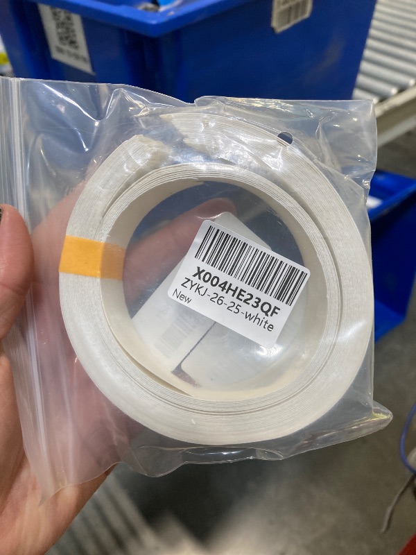 Photo 1 of *USED*
GSCIT Club White Edge Banding, 1 Inch x 25ft Melamine With Hot Melt Adhesive Preglued Cabinet Flexible White Veneer Edging