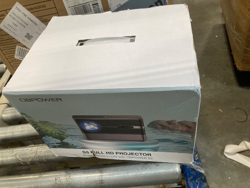 Photo 1 of [Auto Focus/5" LCD] Outdoor Projector 4K with WiFi 6 and Bluetooth, DBPOWER Native 1080P Portable Projector, Auto Keystone & Zoom, Sealed Engine, Movie Projector for iOS/Android/TV Stick