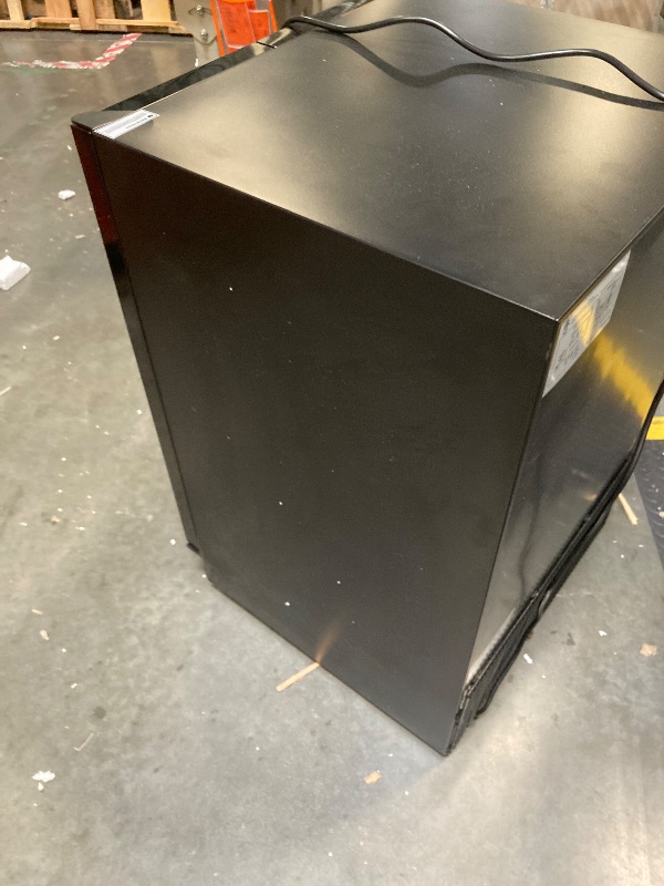 Photo 1 of *****MISSING HANDLES****ICEVIVAL Wine and Beverage Refrigerator, 24 Inch Built-In Wine Fridge with Glass Door, Holds 20 Wine Bottles & 60 Cans, Under Counter Refrigerator with Quiet Cooling System & Blue LED Light(Black)