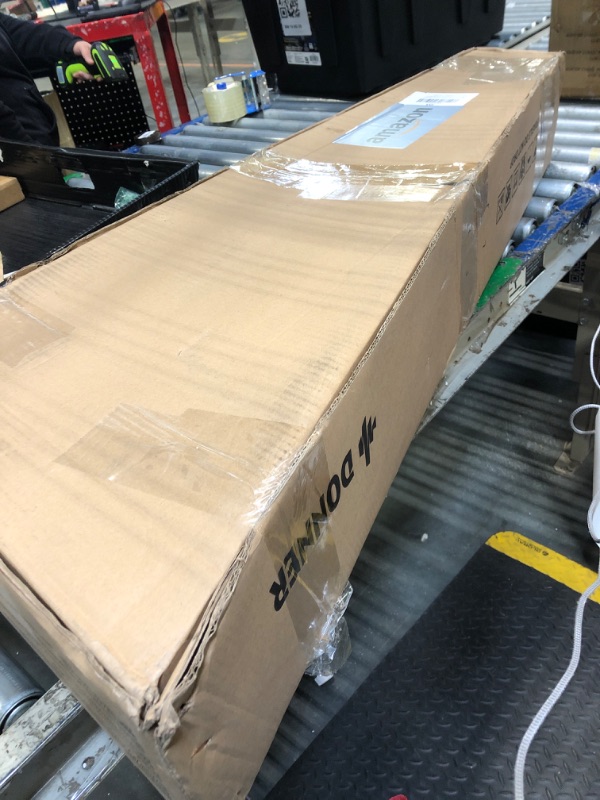 Photo 1 of **damage**Donner Acoustic Guitar for Beginner Adult Full Size Dreadnought Acustica Guitarra Bundle Kit with Free Online Lesson Bag Strap Tuner Capo Pickguard Pick, Right Hand 41 Inch Sunburst, DAG-1S/DAD-160S