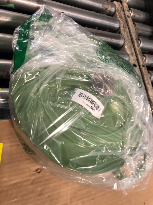 Photo 1 of ****Paints Chipped****EDGING CASTING Enameled Dutch Ovens Cast Iron Dutch Oven Pot with Lid for Bread Baking, Cook, Dual Handle, 7 Quart, Pistachio Green