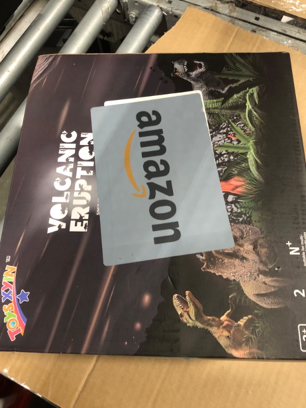 Photo 1 of ** VOLCANO ONLY ** 
TOYSXYIN Large Volcano Set with 9 Realistic Dinosaur Action Figures for Kids 2 3 4 5 6 8 10 Years, Simulated Volcanic Eruptions w/Sounds, Volcano Can Store Dinos, Gift for Toddlers Boys & Girls