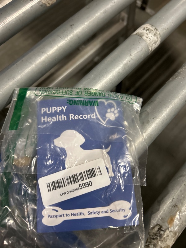Photo 1 of 1 Pack Puppy Shot Record Booklets 12 Sheets Per Pack Dog Vaccination Record Book Dog Health Records 5*3.5inch Dog Information Record Notebook dog medical and vaccine book for Pet Lovers Doggy Medical