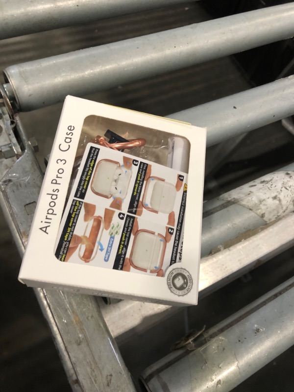 Photo 1 of *UNTESTED*
Inesore for AirPods Pro 3 Case 2025 with Lock, for Women Girly Floral Clear Case Compatible with Apple Airpods Pro 3rd Generation Cover, with Phone Stand,Keychain & Cleaner Kit -White Lily