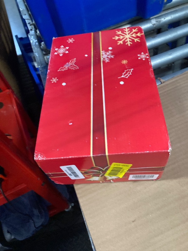 Photo 1 of ***CHARGING CABLE IS MISSING*** Three Kings Three Saints Window Christmas Snow Globe Swirling Glittering Nativity Figurines Manger Scene, USB Lined/Battery Operated Lighted Water Lantern for Christmas Festival Decoration Gifts