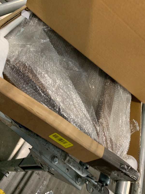 Photo 1 of ****PARTIAL SET, BOX A ONLY**** COLAMY Push Back Recliner Chair,Mid Century Modern Wingback Chair, Comfy Armchair PU Leather Living Room Chairs with Wood Legs Reclining Chair Adjustable, Grey