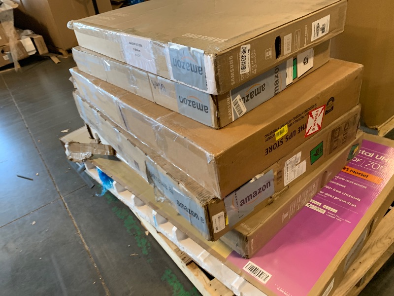 Photo 1 of ****AS IS, NO RETURNS - SALE FINAL**** PALLET OF BROKEN TELEVISIONS, 6 COUNT
