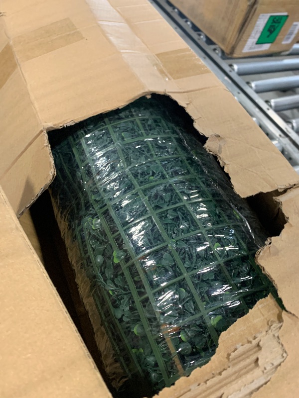 Photo 1 of *MINOR DAMAGE - USED*
DOPGIB Artificial Ivy Privacy Fence Screen: 72"x 144" (72 SQFT) 4-Layer Leaf UV-Anti Faux Greenery Boxwood Backdrop Ivy Vine Leaf Panels for Outdoor, Indoor, Garden, Backyard and Decor