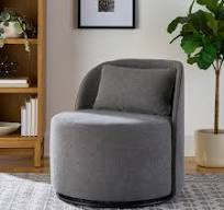 Photo 1 of ** FACTORY SEALED** Better Homes & Gardens Juliet Modern Arch Swivel Accent Chair, Gray