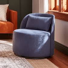 Photo 1 of ** FACTORY SEALED ** Better Homes & Gardens Juliet Modern Arch Swivel Accent Chair, Navy