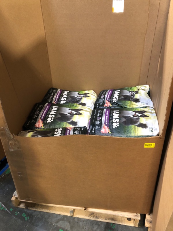 Photo 1 of **** FINAL SALE **** BB FEB / 01/ 2026 *** *** BULK 23 BAGS **** IAMS Advanced Health Healthy Digestion Adult Dry Dog Food with Real Chicken, 27 lb. Bag