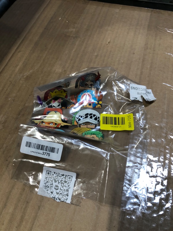 Photo 1 of 16 Mini Cool Anime Stickers DTF UV Material Decal Stickers for Cars Phones Laptop Desks Monitors Skateboard Wall UV and Water Resistant