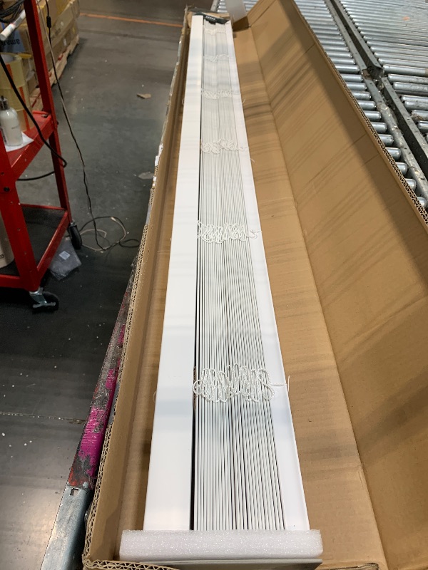 Photo 1 of *USED*
CHICOLOGY Faux Wood Blinds , Window Blinds , Wood Blinds , Window Shades , Window Treatments , Blinds & Shades , Window Shades For Home , Wooden Blinds , 70"W X 48"H, Basic White