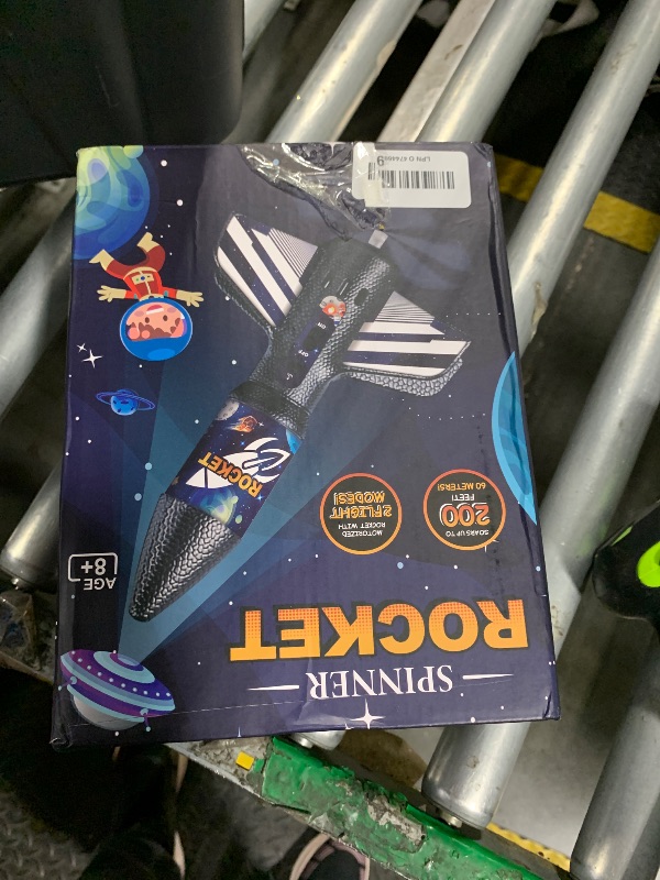 Photo 1 of **MISSING PARTS**
Mafbeanl Rocket Launcher for Kids, Self Launching Motorized Air Rocket Toy, Outdoor Toys for Ages 8-12, Model Rockets with Parachute Safely Land, Spaceship Launch up to 200 ft Birthday Gifts for Boys