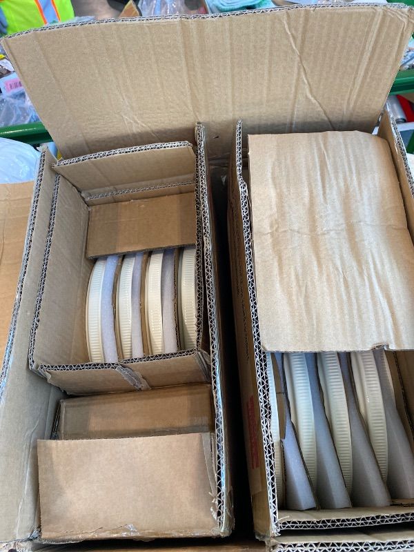Photo 1 of *MISSING PARTS UNKNOWN*
TheTerra Ceramic Dinnerware Sets for 8, 24 Pieces Porcelain Lightweight Plates and Bowls Sets, Scratch Resistant Dish Set, Oven & Microwave & Dishwasher Safe, Beige