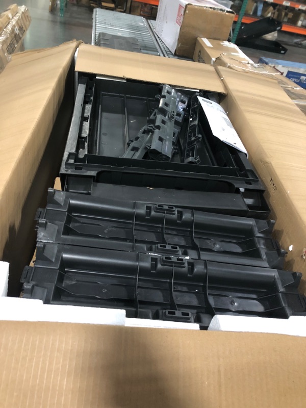 Photo 1 of **ASSEMBLY INSTRUCTIONS INCLUDED**
Keter Unity XL Portable Outdoor Table with Stainless Steel Top for Kitchen Prep and Outdoor Storage Cabinet for Grilling Accessories, Dark Grey