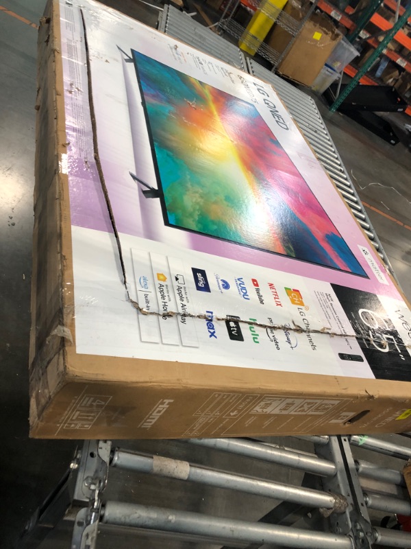 Photo 1 of ***MINOR SCRATCH*** LG 43-Inch Class QNED AI 4K QNED82A Series Smart TV w/AI Sound, HDR10, 4K Super Upscaling, Filmmaker Mode, Wow Orchestra, Alexa Built-in (43QNED82AUA, 2025)