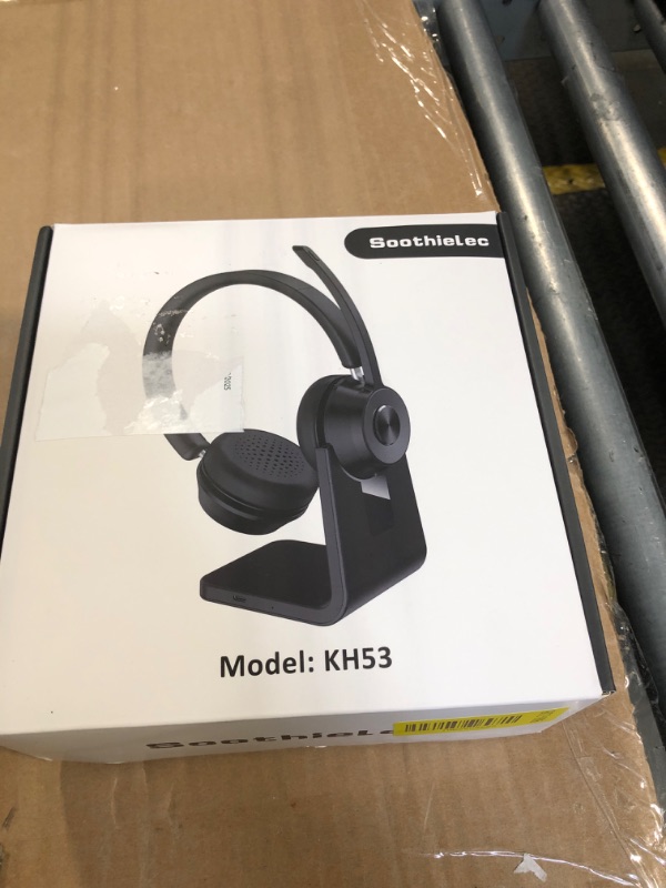 Photo 1 of (Upgraded Version) Wireless Headset, Bluetooth Headset with Noise Cancelling Microphone, Best Headphones with Mic Mute & USB Dongle for PC/Computer/Laptop/Cell Phones/Remote Work/Call Center