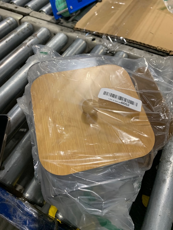 Photo 1 of **INCOMPLETE, SEE NOTES** HomePekite Laundry Pods Storage Container, Clear Laundry Room Organization and Storage ,Detergent Powder Container,with Wooden Lids & Labels, 3+1 Pack