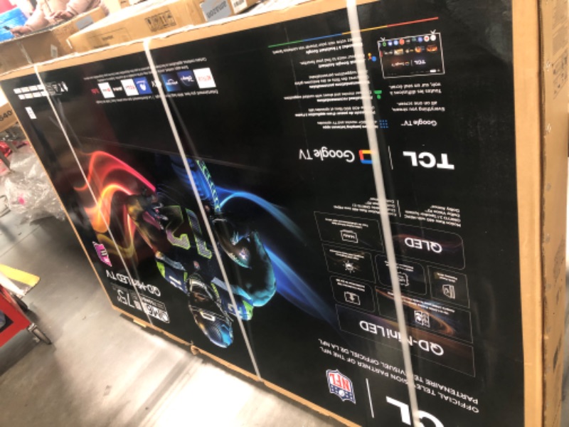 Photo 1 of **UNTESTED** PRODUCT NO REVIEWED** 
TCL 75 Inch Class QM6K Series | Mini LED QLED 4K HDR | 75QM6K, 2025 Model | 120HZ-144HZ High Brightness Smart Google TV Dolby Atmos Onkyo Audio | Voice Remote Alexa Gaming Streaming Television