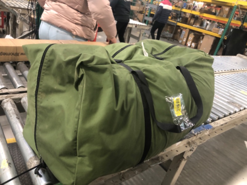 Photo 1 of **UNTESTED**Canvas Bell Yurt Tent with Stove Jack, Waterproof Luxury 4 Season Tents for Family Outdoor Camping 100% Cotton Green Glamping Tents for Hunting, Partie, All Year Living (5M- 269 sq. ft yurt)