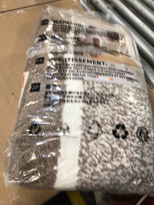 Photo 1 of **ONE PC**Pauwer Bathroom Rug Mat Set 3 Piece, Microfiber Shaggy Bath Set, Non-Slip Ultra Soft Carpet Mats, Absorbent with U-Shaped Toilet for Bathroom, Tub, Shower, Coffee