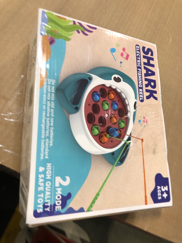 Photo 1 of *USED*
JOYBLI Musical Shark Fishing Game for Kids, 360° Rotating Board, 20 Fish with 3 Rods,Hook Fishing Set for Toddlers?Educational, Fine Motor Skill Activity for Boys and Girls