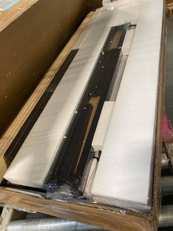 Photo 1 of **SIMILAR ITEMS**Gruwans Full Size Bed Frame with Upholstered Wingback Headboard, Easy Assemnly Platform Bed, Wooden Slat Support No Box Spring Needed, Sand