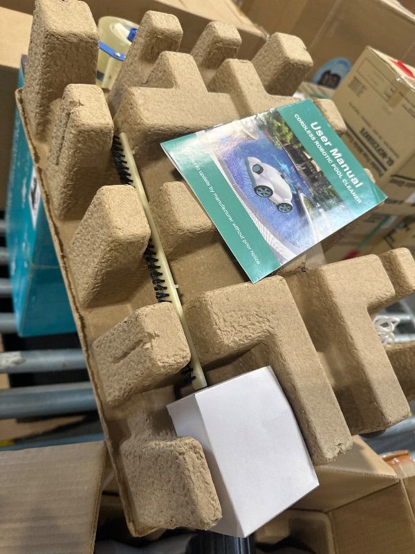 Photo 1 of *MISSING PARTS*
Hinice Cordless Robotic Pool Cleaner,Automatic Pool Vacuum Robot for In-Ground/Above Ground Pools,150 Min Runtime, IPX8 Waterproof, 2200 Sq Ft Coverage (White)