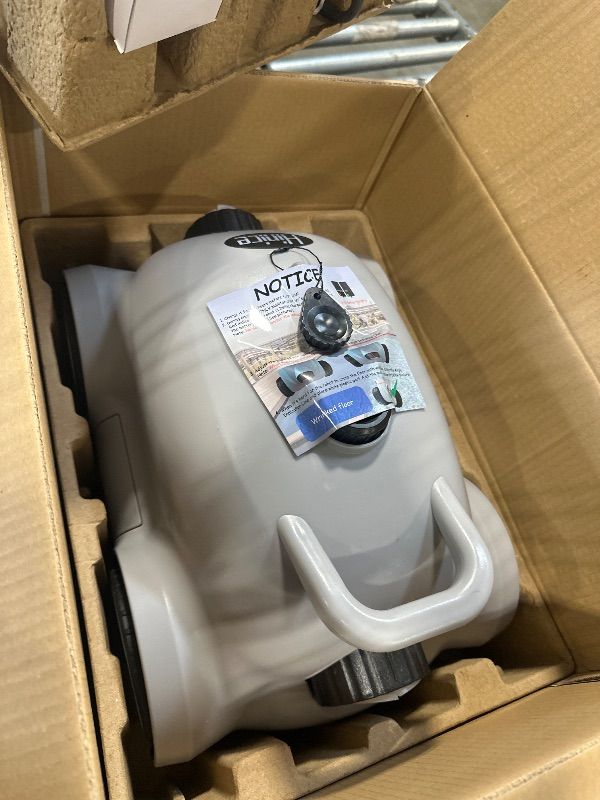 Photo 1 of *MISSING PARTS*
Hinice Cordless Robotic Pool Cleaner,Automatic Pool Vacuum Robot for In-Ground/Above Ground Pools,150 Min Runtime, IPX8 Waterproof, 2200 Sq Ft Coverage (White)