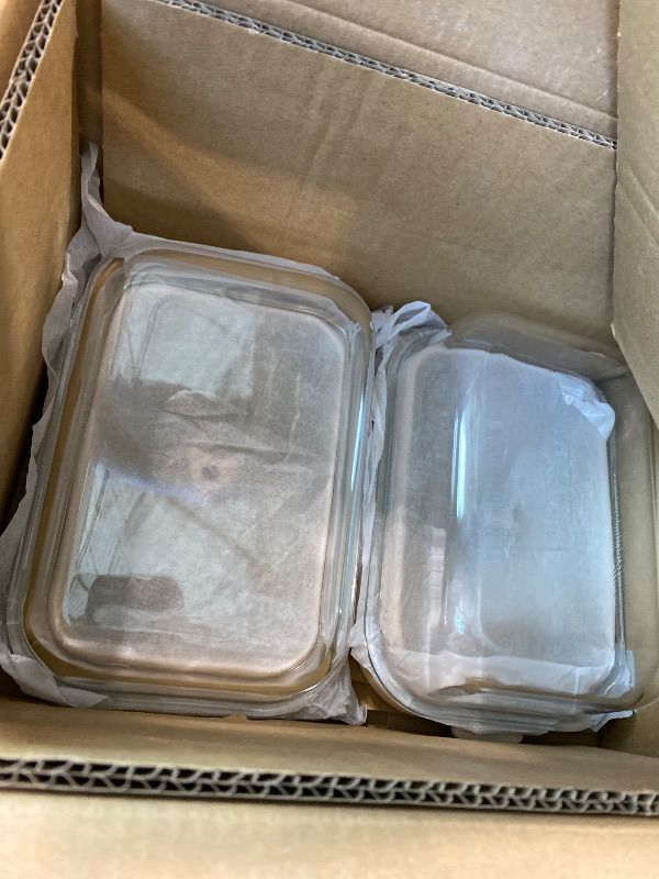 Photo 1 of *MISSING PARTS - ONLY 3 Containers*
Ziruma Non-Toxic 2.6 Cup Glass Food Storage Containers With Lids - Soup Containers with Lids, Plastic Free Meal Prep, Airtight Food Container, Microwave and Freezer Safe, 3 Pack