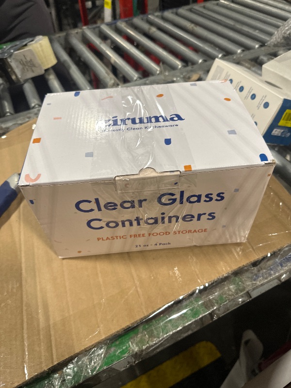 Photo 1 of *MISSING PARTS - ONLY 3 Containers*
Ziruma Non-Toxic 2.6 Cup Glass Food Storage Containers With Lids - Soup Containers with Lids, Plastic Free Meal Prep, Airtight Food Container, Microwave and Freezer Safe, 3 Pack