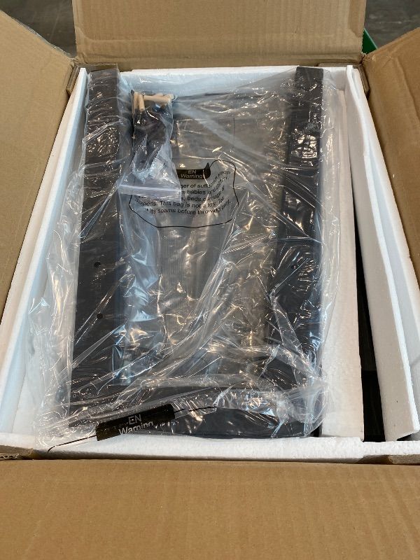 Photo 1 of *MISSING PARTS UNKNOWN*
TUTOTAK Record Player Stand, Record Storage Table, End Table with Vinyl Holder Display Shelf, Side Table, Turntable Stand, Nightstand (Black)