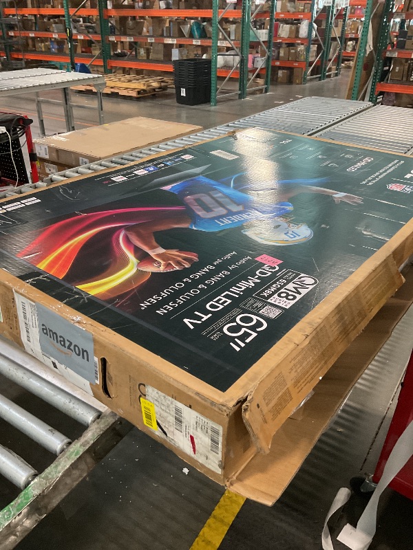 Photo 1 of ***DAMAGED, SELLING FOR PARTS, FINAL SALE***TCL 65 Inch Class QM8K Series | Mini LED QLED 4K HDR | 65QM8K, 2025 Model | 120HZ-144HZ Anti Reflective Wide Angle Screen Smart Google TV Dolby Atmos | Voice Remote Alexa Gaming Streaming Television***DAMAGED, S