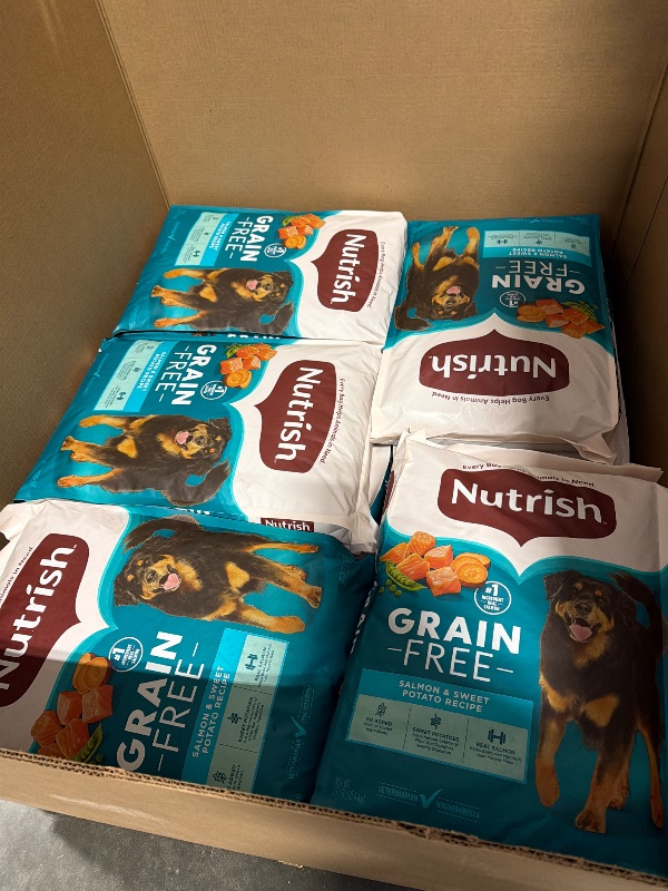 Photo 1 of *****15 BAGS******** Rachael Ray Nutrish Zero Grain Natural Dry Dog Food, Salmon & Sweet Potato Recipe, Grain Free, 23 lbs
