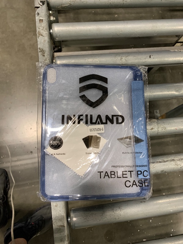 Photo 1 of *USED*
INFILAND Compatible with iPad A16 Case 11th Generation 11 Inch 2025, iPad 10th Generation Case 10.9 Inch 2022, Clear Slim Protective Cover with Apple Pencil Holder & Charging Adapter, Cerulean Blue