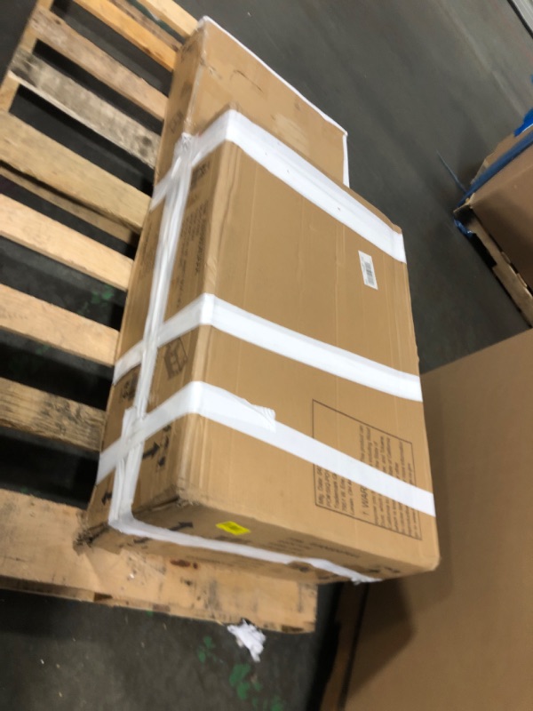 Photo 1 of *** SET OF 2 XL BOXES **** Alaterre Furniture Bennet Bathroom Vanity Base with Two-Door Shaker Cabinet and Slatted Open Shelf - 60 Inch Freestanding Cabinet Without Sink (Gray)