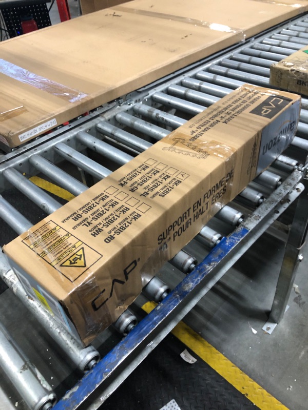 Photo 1 of ******ONLY RACK******** Cap Barbell 150 LB Rubber Coated Hex Dumbbell Hand Weight Set with Vertical Storage Rack - Chrome Handle | Black Rack