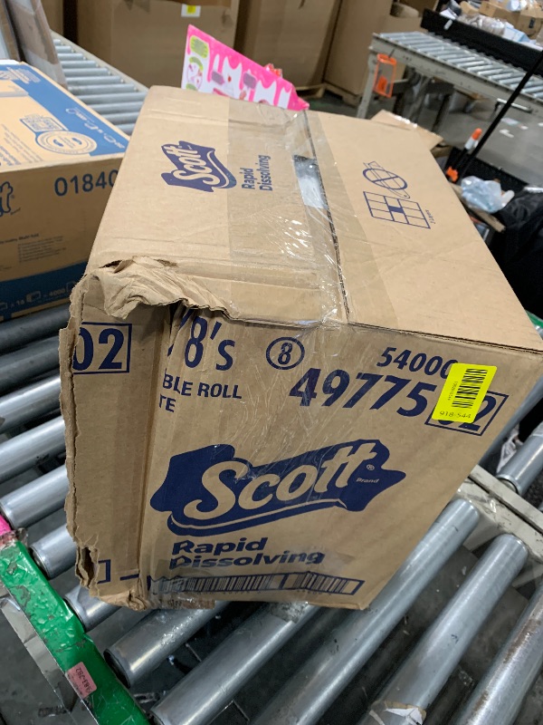 Photo 1 of *MISSING PARTS UNKNOWN*
Scott Rapid Dissolve Toilet Paper - 8 Rolls ******8 PACKS *******
