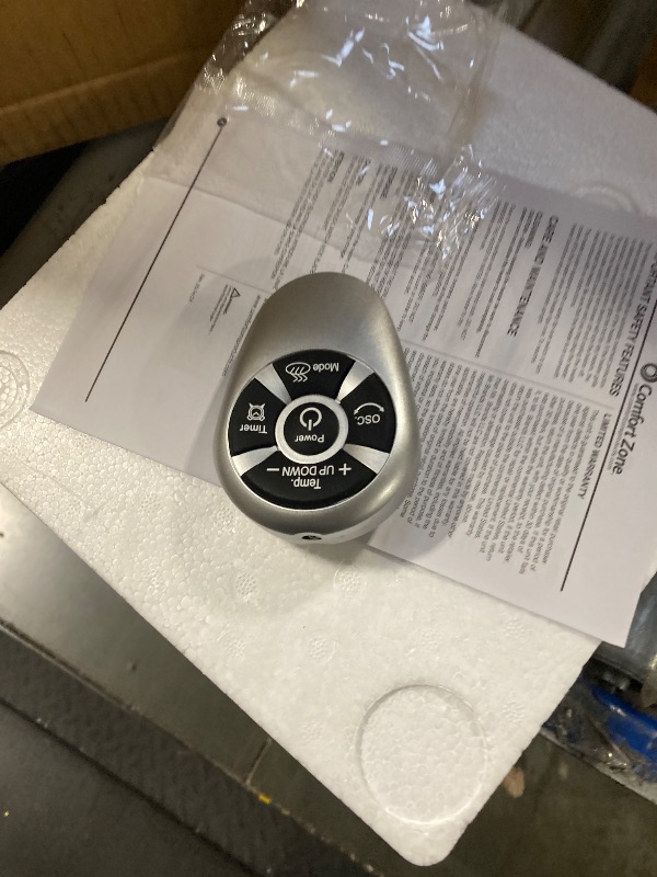 Photo 1 of *UNTESTED*
Comfort Zone Ceramic Tower Space Heater, 1500W Portable Electric Heater with 80° Oscillation, Digital Controls & Remote, Tip-Over & Overheat Protection, Indoor Heater for Home, Office & Bedroom