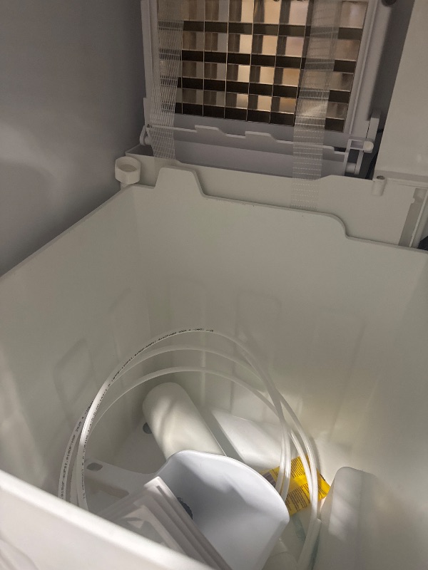 Photo 1 of  *********TURNS ON PERFECTLY******* Coolski 15" W Commercial Under Counter Ice Maker Machine, 130 Lbs/Day Auto-Cleaning, 30 Lbs Storage, Stainless Steel Built-in Freestanding Ice Maker for Home Bar Restaurant Outdoor