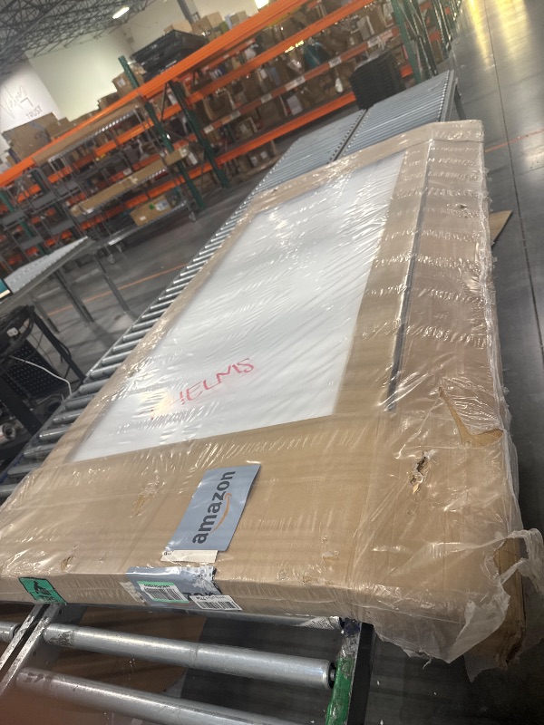 Photo 1 of *****FACTORY SEALED******* BARNSMITH 36in x 80in Sliding Pocket Door, Track Hardware and Frame Kits with 5-Panel White Paintable Door Slab Included, Soft Close Mechanism, Durable and Smooth