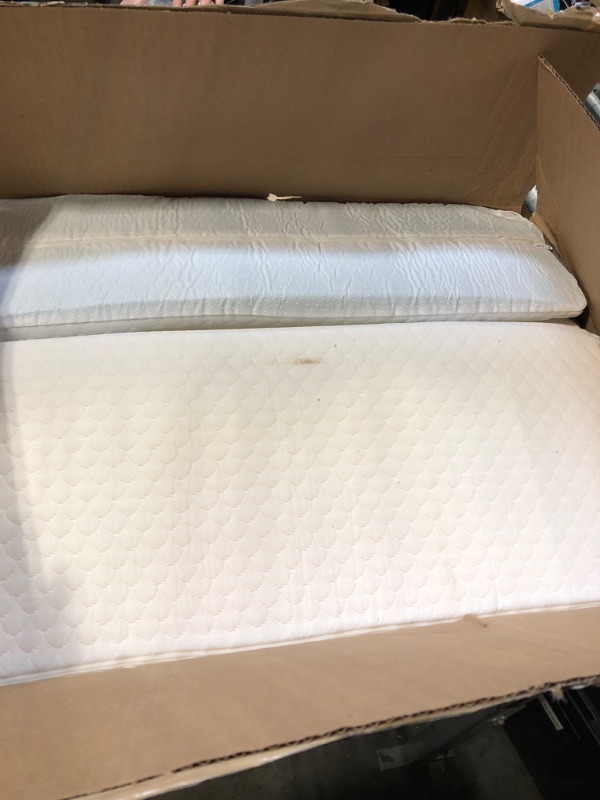 Photo 1 of *****STAINED***MEGCXIT 3PCS Bed Wedge Pillow for Headboard, Adjustable Wedge Pillow for Sleep Apnea, 23” Wide Triangle Pillow Wedge Set for After Surgery, Acid Reflux Relief, Snoring, Neck&Back Support, White/Grey