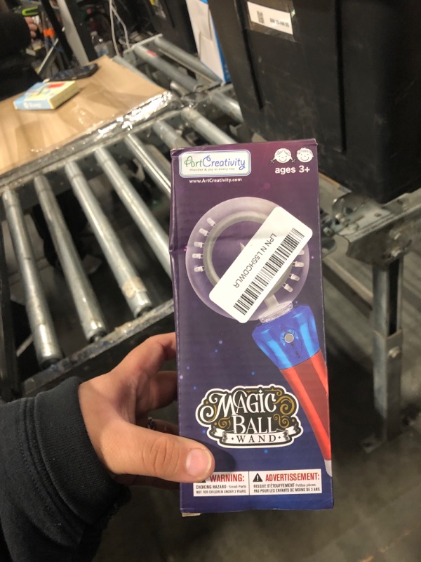 Photo 1 of *UNTESTED*
ArtCreativity Spinning Light Up Toy Wand – Magic Ball with LED Lights, Sensory Spinner for Kids, Party Favors & Classroom Prizes, Autism-Friendly Gift