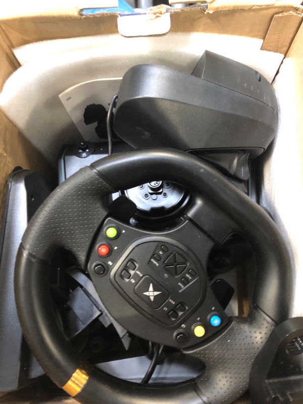 Photo 1 of *MISSING PARTS*
DOYO Gaming Steering Wheel with Pedals and Shifter, 1080° Racing Wheel, Vibration Feedback, Paddle Shifters, Race Steering Wheel for PC, Xbox One, PS4, Xbox Series X/S, PS3, Switch